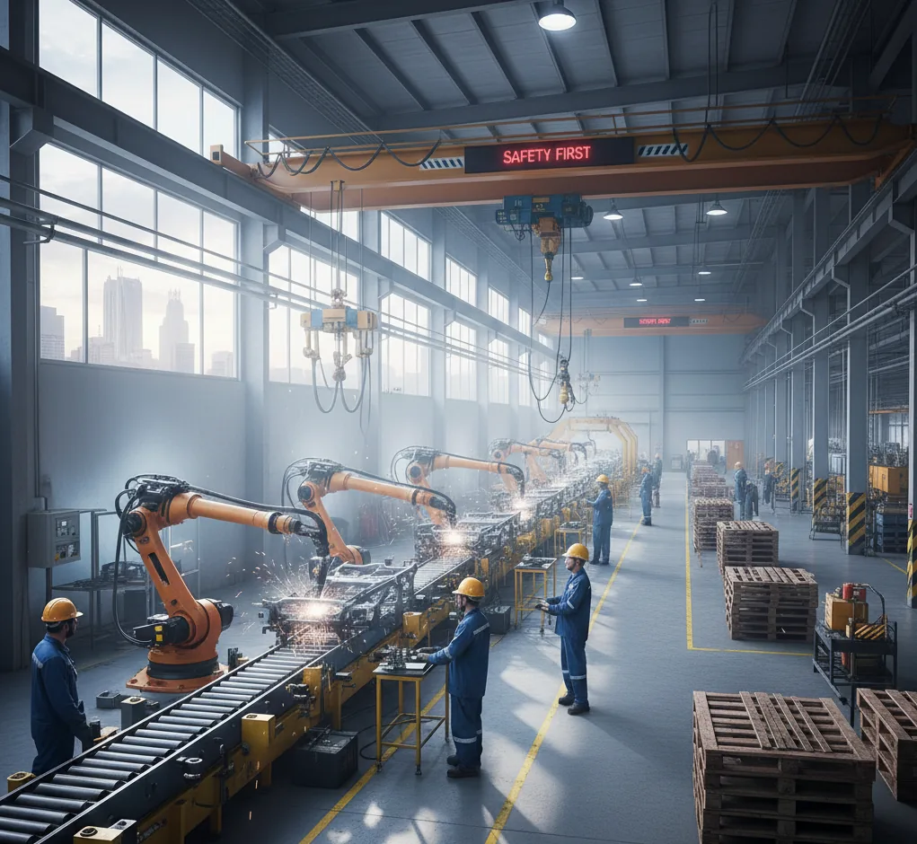 Manufacturing production line machines logged as working or stopped each day